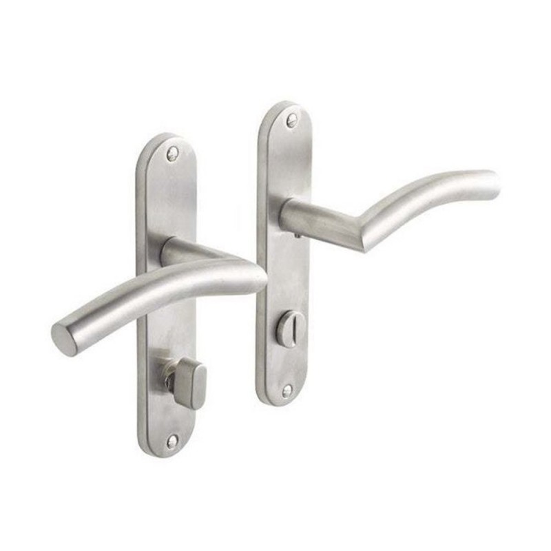 Ensemble de porte margaud 165mm condamnation-décondamnation inox