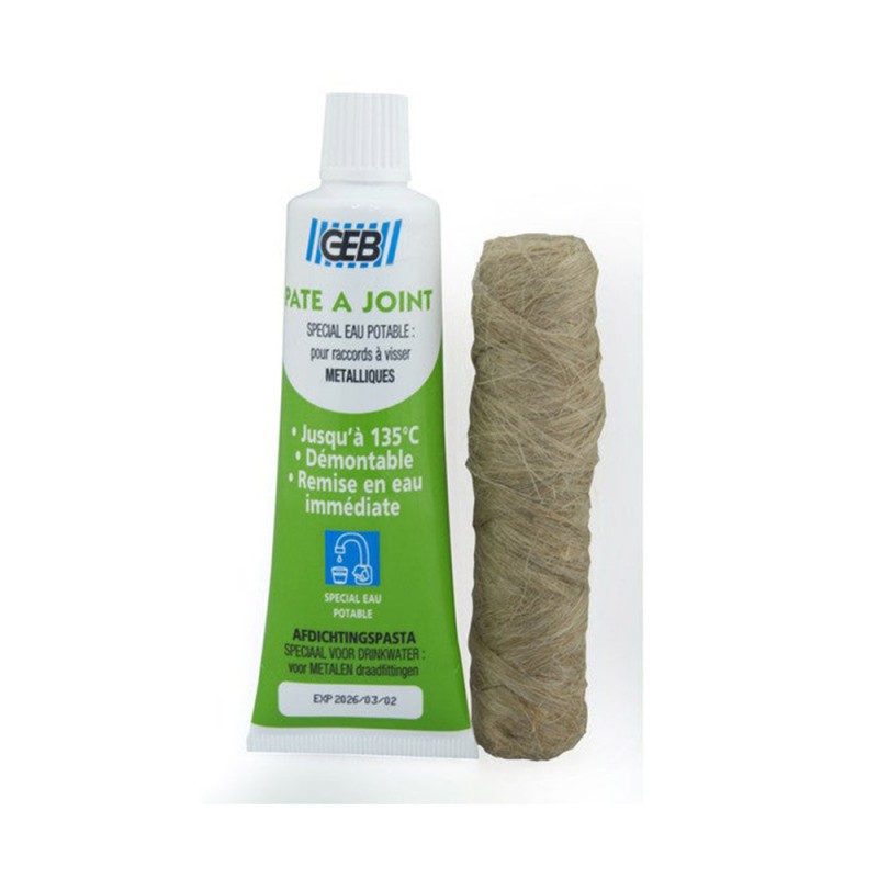Kit d'étanchéité pâte à  joint spécial eau et filasse -  - meilleure qualité