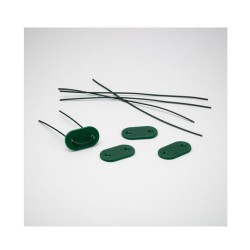 Clips canisse vert26 pièces