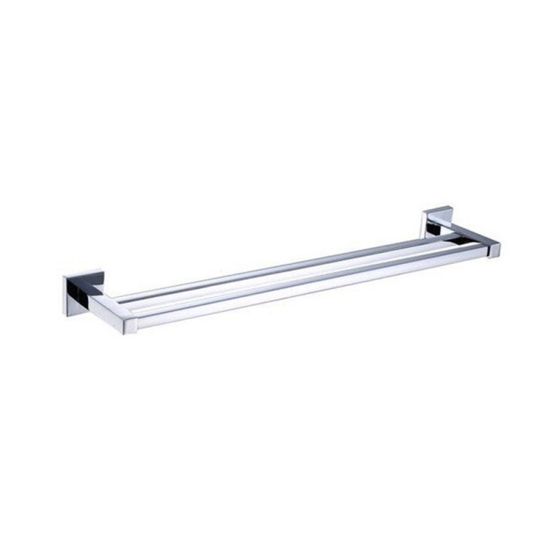 Porte-serviette 2 barres quaddro chrome 60cm -  - meilleure qualité
