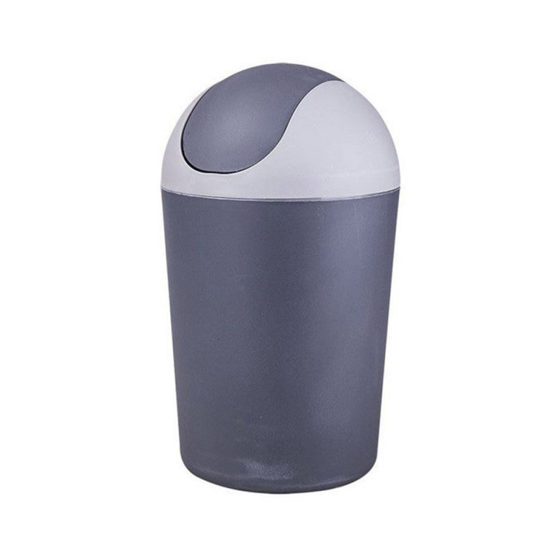 Poubelle de salle de bains 5L steppy gris -  - meilleure qualité