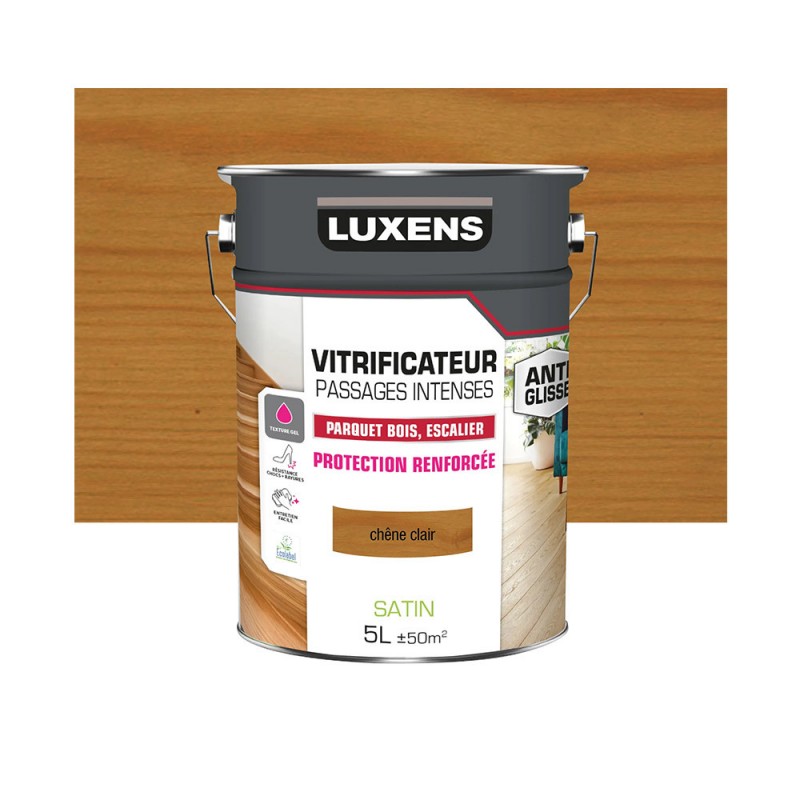 Vitrificateur intérieur chêne satiné  5L -  - meilleure qualité