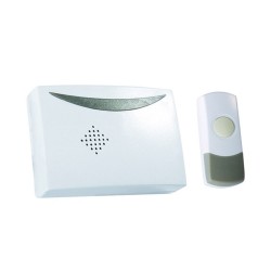 Carillon sans fil 100m gris-blanc