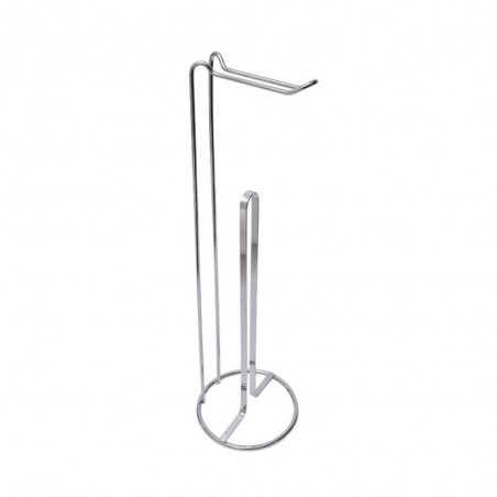 Dérouleur et réserve papier métal chromé uc6