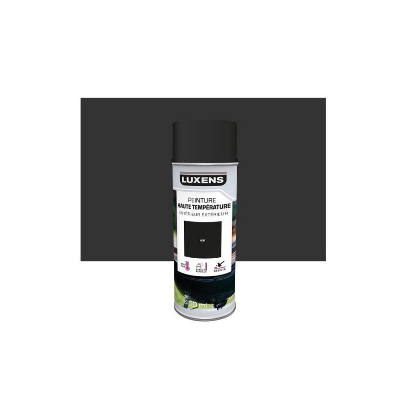 Peinture aérosol barbecue noir mat 0