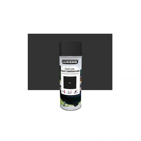 Peinture aérosol barbecue noir mat 0