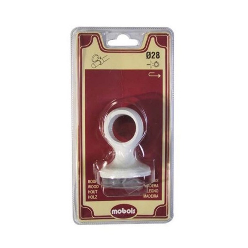 Support monobloc 50mm laqué blanc D28