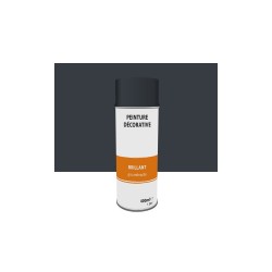 Peinture aérosol gris anthracite brillant 0