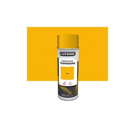 Peinture aérosol jaune mat 0