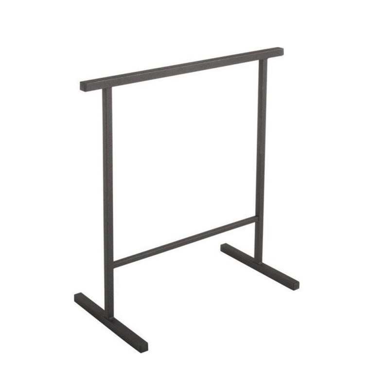 Tréteau H en acier anthracite