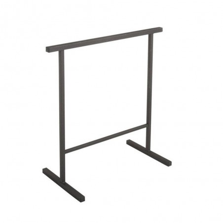 Tréteau H en acier anthracite