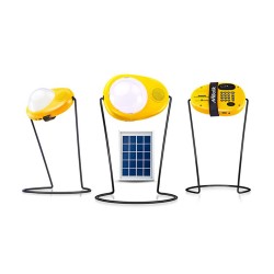 BOOM Coffret Panneau solaire 2.7W + Lanterne avec Radio FM -  - meilleure qualité