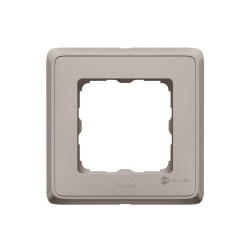 Cariva plaque 1 poste beige