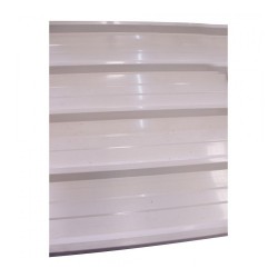 Tôle Galvabac prelaquée blanche 40-100 (1m Utile)
