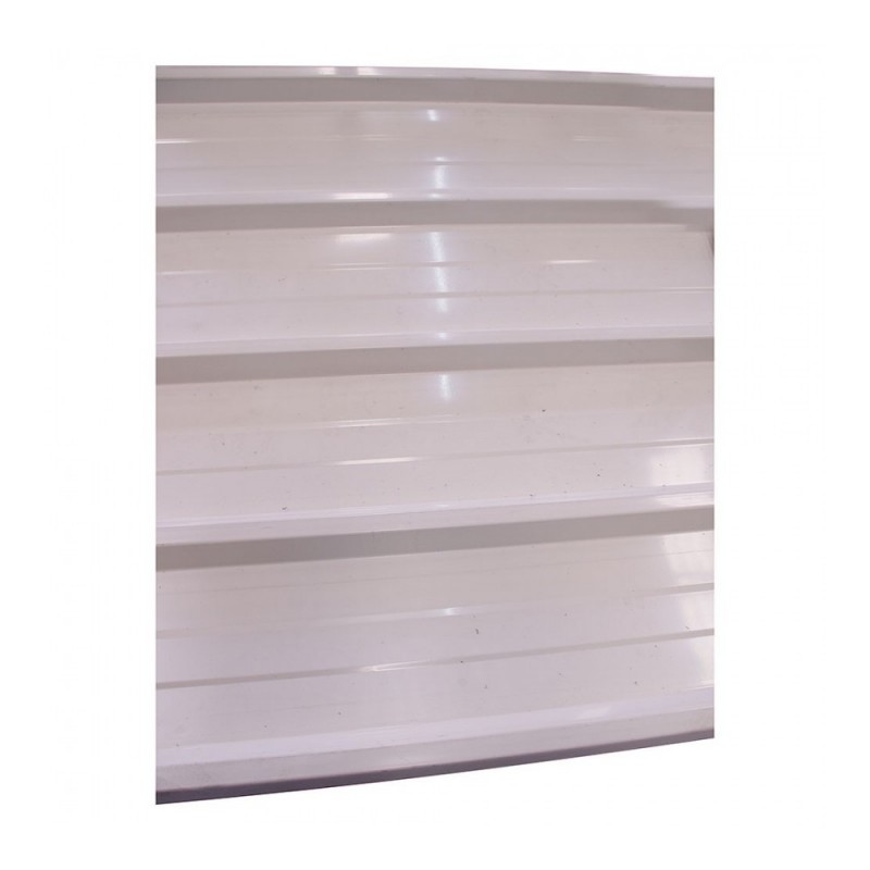 Tôle Galvabac prelaquée blanche 40-100 (1m Utile)