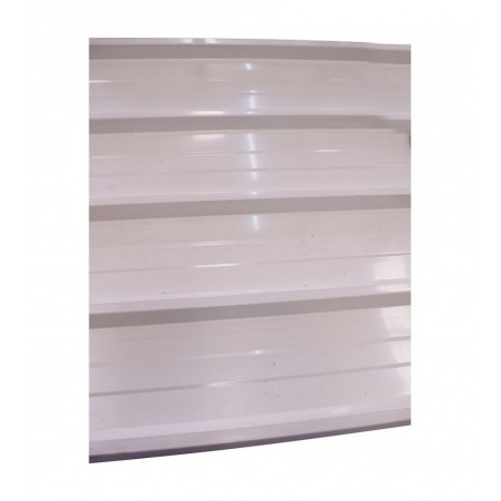 Tôle Galvabac prelaquée blanche 40-100 (1m Utile)