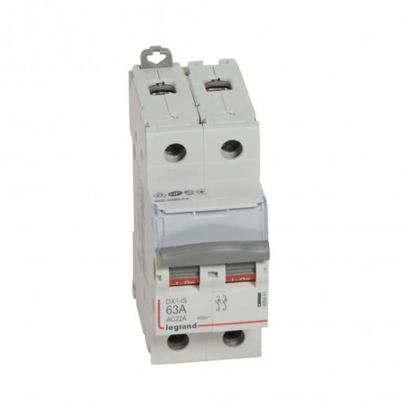 Interrupteur-sectionneurDX³-IS 2P 63A manette grise