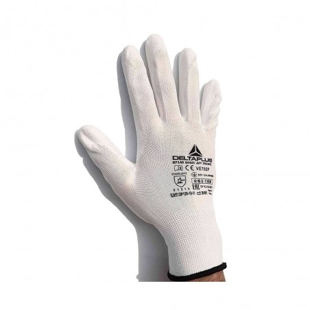 Gants en polyamide pour travaux de précision blanc VE702P T07