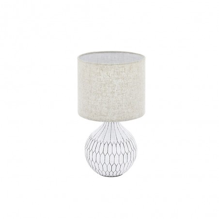 Lampe de table BELLARIVA 3 marron et transparent