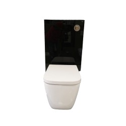 WC suspendu avec bâti apparent noir Metropolitan 05070783+797+5023959