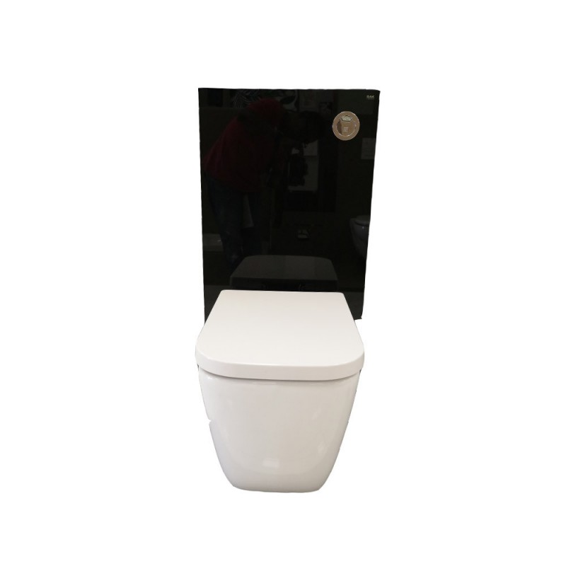 WC suspendu avec bâti apparent noir Metropolitan 05070783+797+5023959