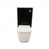WC suspendu avec bâti apparent noir Metropolitan 05070783+797+5023959