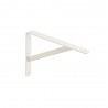 Equerre dolmenen acier peint P.20 x H.30 cm blanc