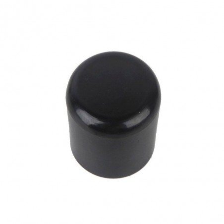 Lot de 4 embouts enveloppant plastique noir 25mm