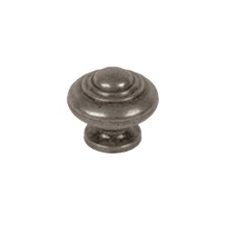 Bouton de meuble Rond Argent Zamak H.26 X L.30 X P.30 Mm