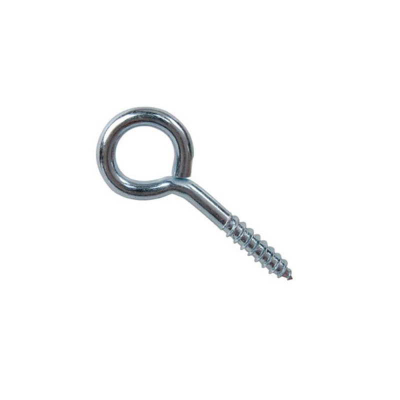 Lot de 4 Pitons à Visser Acier Zingué Diam.5 X L.40 Mm Standers