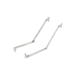 Lot de 2 compas dabattant pour porte de meubleL.250 Mm
