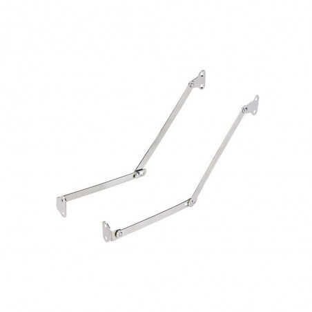 Lot de 2 compas dabattant pour porte de meubleL.250 Mm