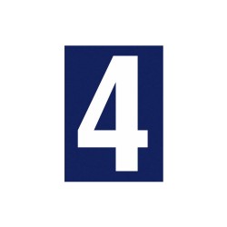 Chiffre 4 En Plastique