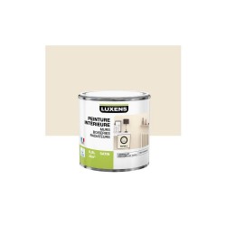 Peinture blanc paper 2 mur boiserie radiateur intérieur LUXENS satiné 500 ml