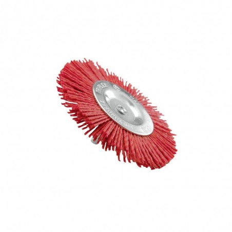 Polybrosse rouge circulaire pour bois Diam.100 Mm