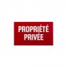 Plaque Propriété Privée En Plastique