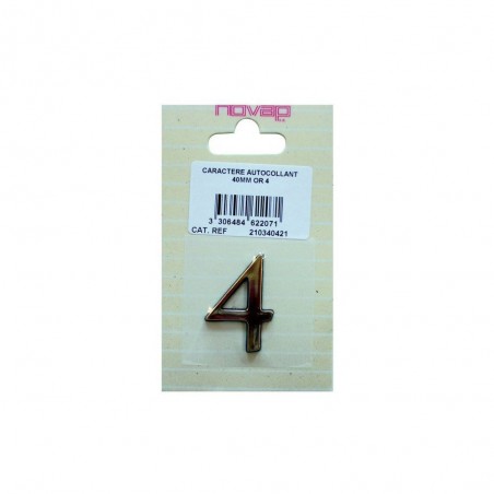 Chiffre 4 En Plastique