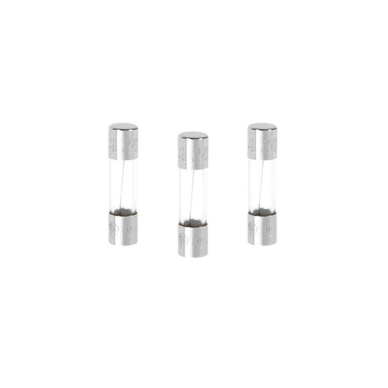 Lot de 3 fusibles verre 4 A 5 X 20 Mm
