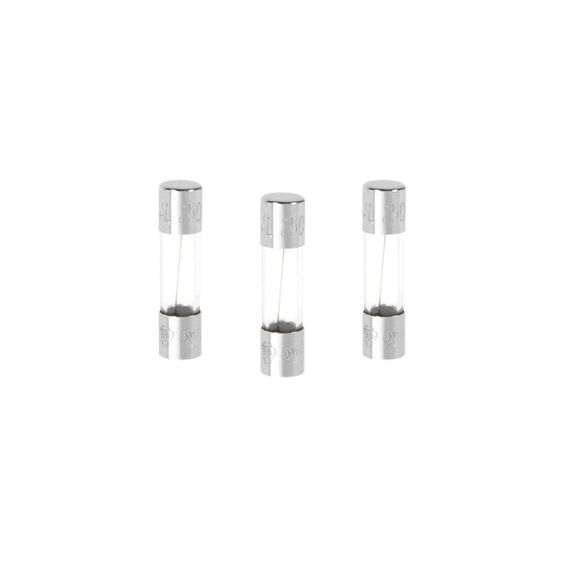 Lot de 3 fusibles verre 1 A 5 X 20 Mm