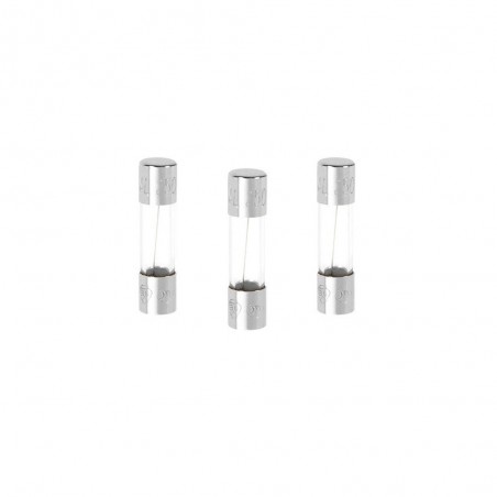 Lot de 3 fusibles verre 2 A 5 X 20 Mm