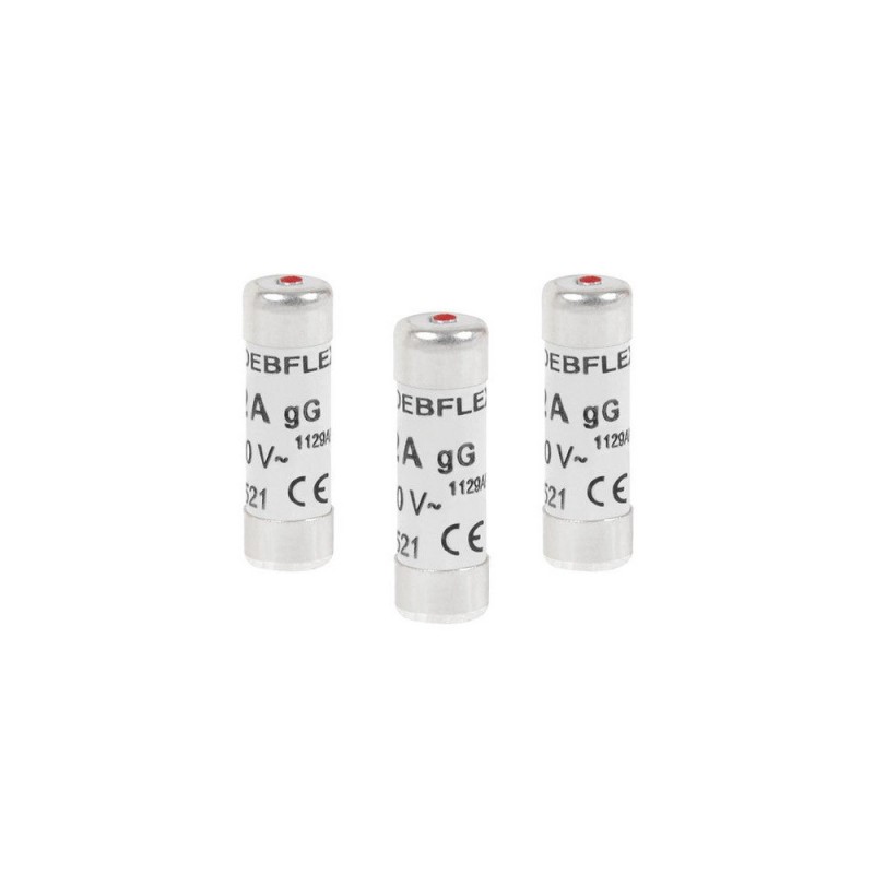 Lot de 3 fusibles céramique 25 A 10.3 X 31.5 Mm