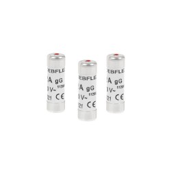 Lot de 3 fusibles céramique 20 A 10.3 X 31.5 Mm