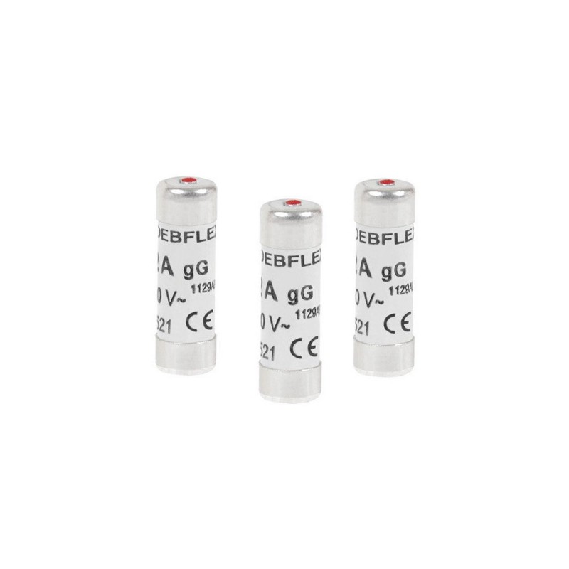 Lot de 3 fusibles céramique 20 A 10.3 X 31.5 Mm