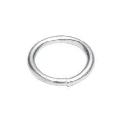 Lot de 6 Anneaux Acier Zingué Standers L.24 X L.24 X Ep.3 Mm