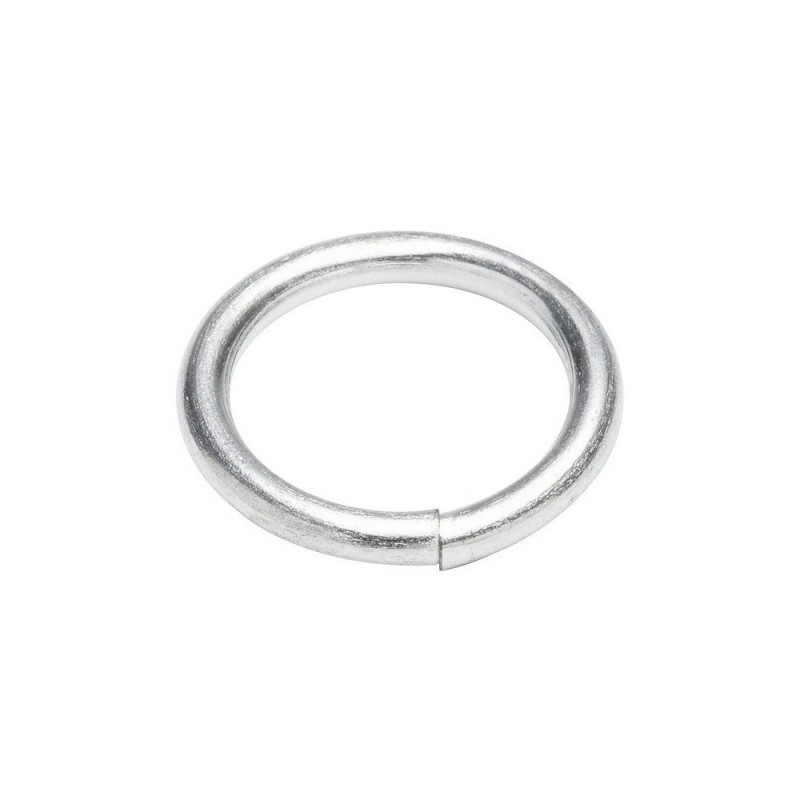 Lot de 6 Anneaux Acier Zingué Standers L.24 X L.24 X Ep.3 Mm