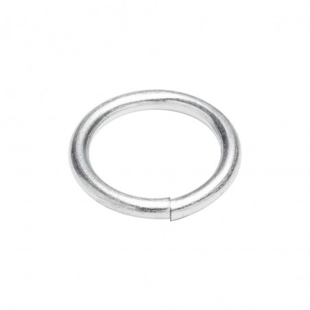 Lot de 6 Anneaux Acier Zingué Standers L.24 X L.24 X Ep.3 Mm