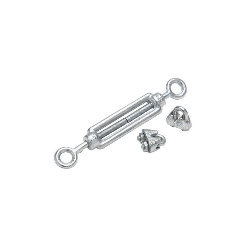 Serre-câble +tendeur Acier Zingue Pour Cable 3-4Mm