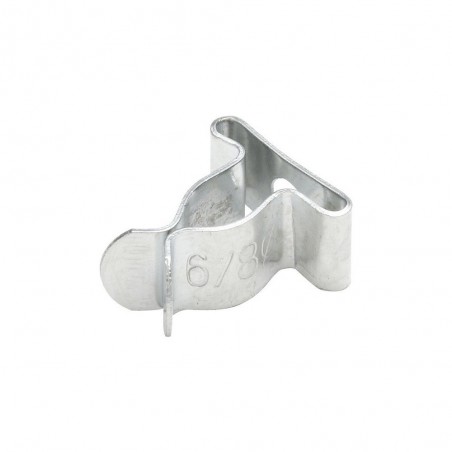 Lot de 6 Pinces à Ressort Acier Standers Diam.8 Mm L.4.5 X L.13