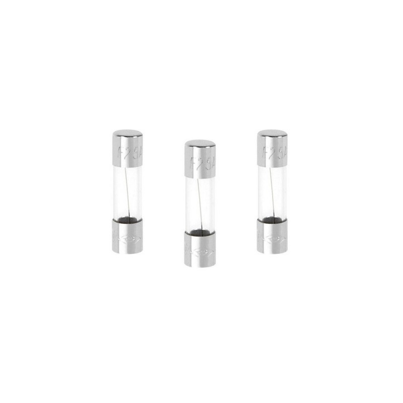 Lot de 3 fusibles verre 2.5 A 5 X 20 Mm