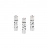 Lot de 3 fusibles céramique 10 A 8.5 X 31.5 Mm